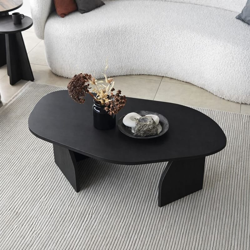 Berriaren Soffbord 100 cm - Svart - Möbler - Vardagsrum - Soffbord & vardagsrumsbord - Soffbord