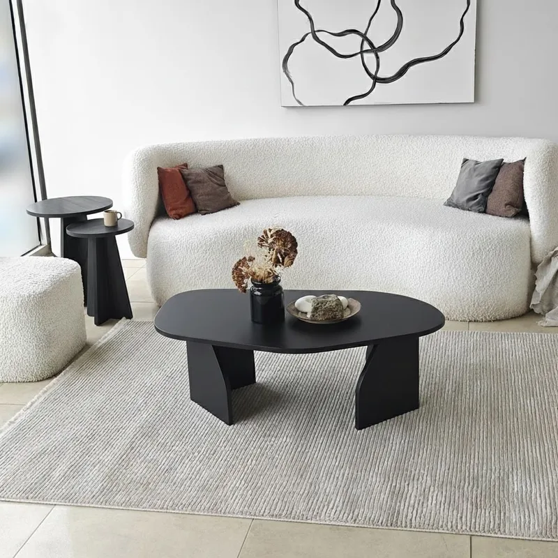 Berriaren Soffbord 100 cm - Svart - Möbler - Vardagsrum - Soffbord & vardagsrumsbord - Soffbord