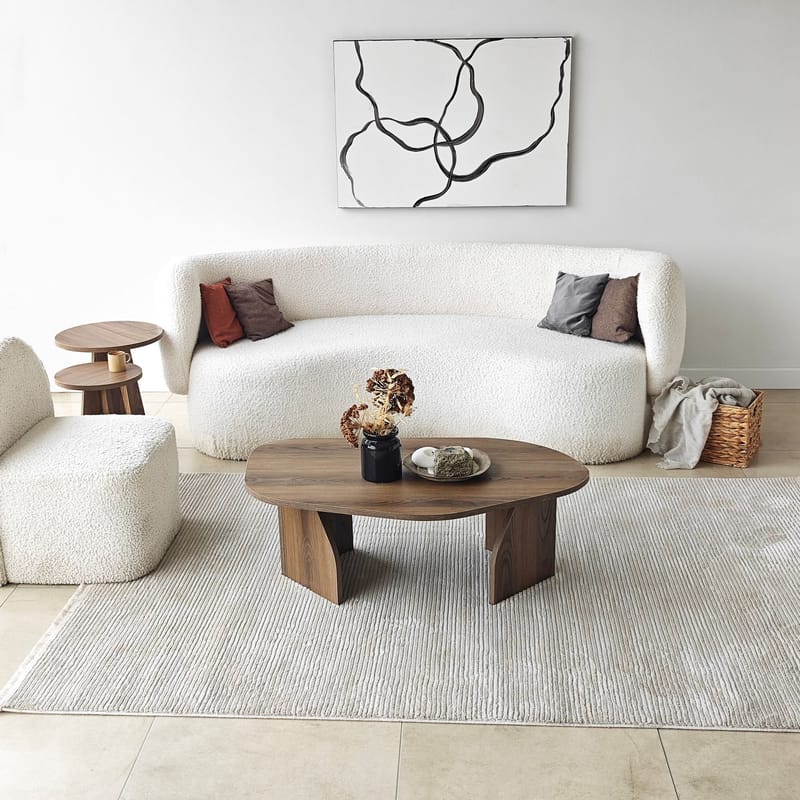 Berriaren Soffbord 100 cm - Valnöt - Möbler - Vardagsrum - Soffbord & vardagsrumsbord - Soffbord
