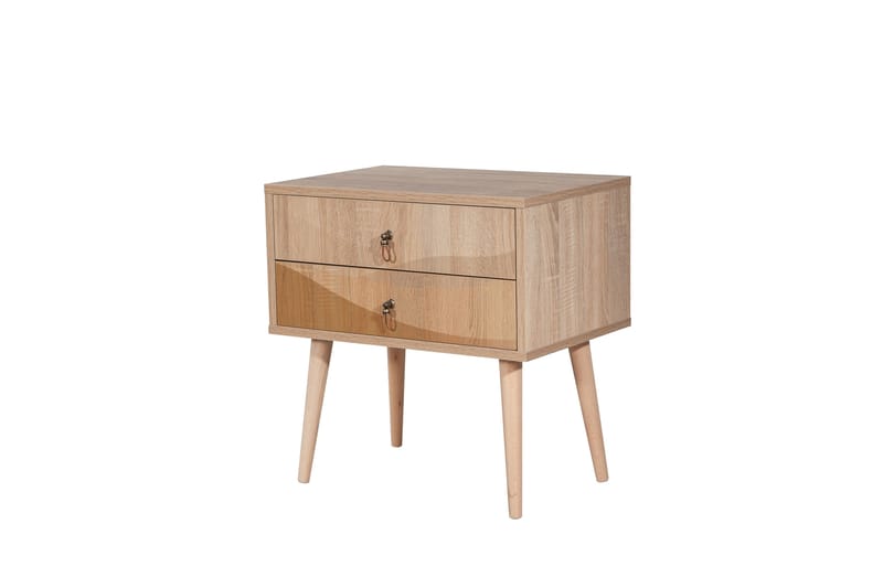 BERTOARIA Sängbord 60x40 cm Brun - Möbler - Sovrum - Sängbord
