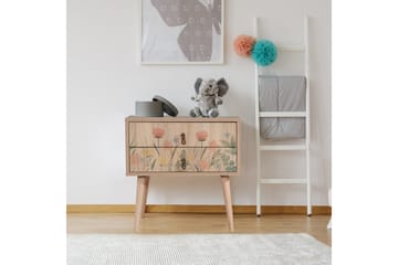 Bertoaria Sängbord 60x40 cm Brun - Hanah Home - Möbler - Sovrum - Sängbord