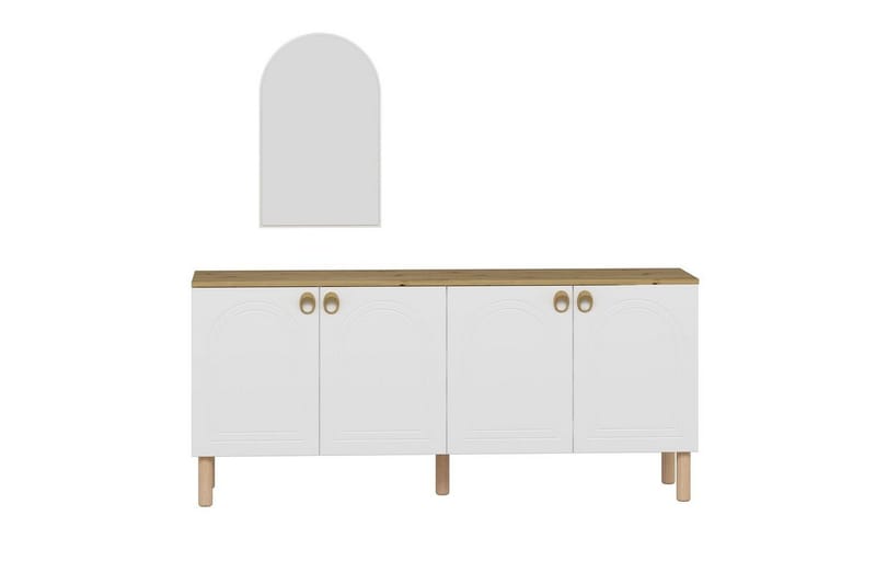 Bingdi Konsollbord 180 cm - Vit - Möbler - Vardagsrum - Soffbord & vardagsrumsbord - Avlastningsbord & konsolbord