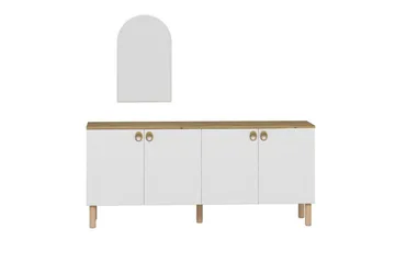 Bingdi Konsollbord 180 cm - Vit - Möbler - Vardagsrum - Soffbord & vardagsrumsbord - Avlastningsbord & konsolbord