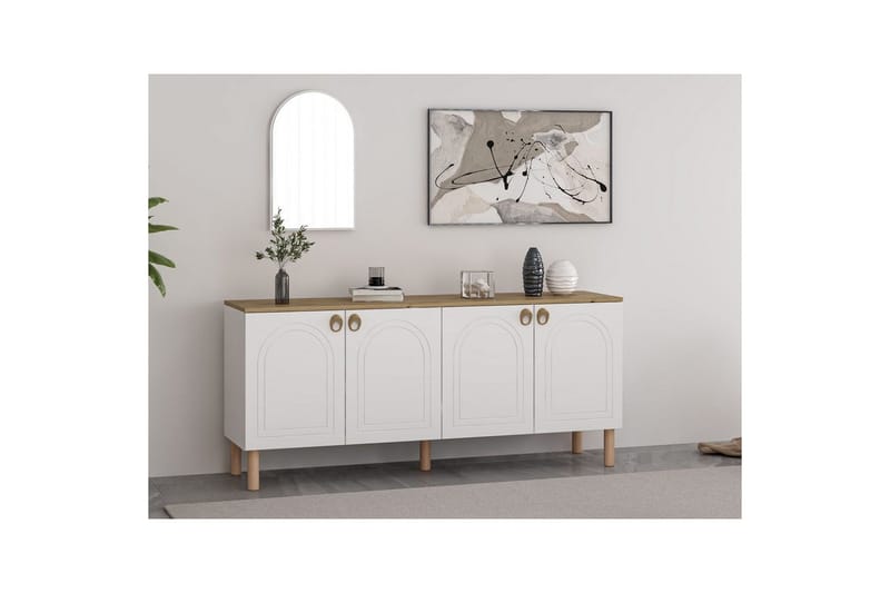 Bingdi Konsollbord 180 cm - Vit - Möbler - Vardagsrum - Soffbord & vardagsrumsbord - Avlastningsbord & konsolbord