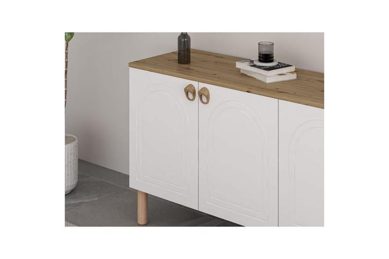 Bingdi Konsollbord 180 cm - Vit - Möbler - Vardagsrum - Soffbord & vardagsrumsbord - Avlastningsbord & konsolbord