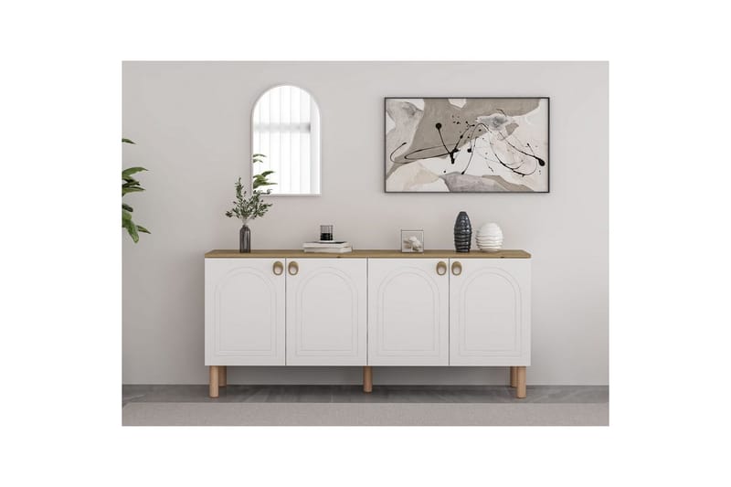 Bingdi Konsollbord 180 cm - Vit - Möbler - Vardagsrum - Soffbord & vardagsrumsbord - Avlastningsbord & konsolbord