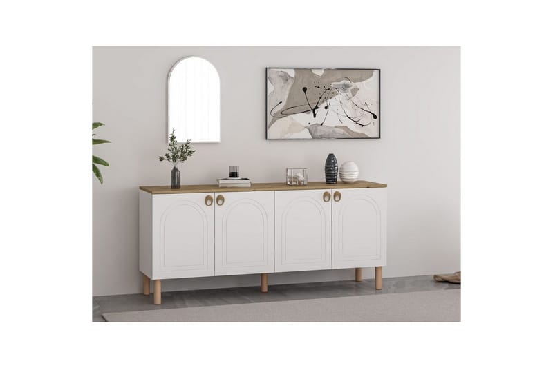 Bingdi Konsollbord 180 cm - Vit - Möbler - Vardagsrum - Soffbord & vardagsrumsbord - Avlastningsbord & konsolbord