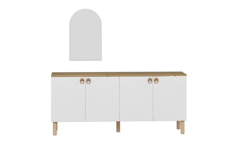 Bingdi Konsollbord 180 cm - Vit - Möbler - Vardagsrum - Soffbord & vardagsrumsbord - Avlastningsbord & konsolbord