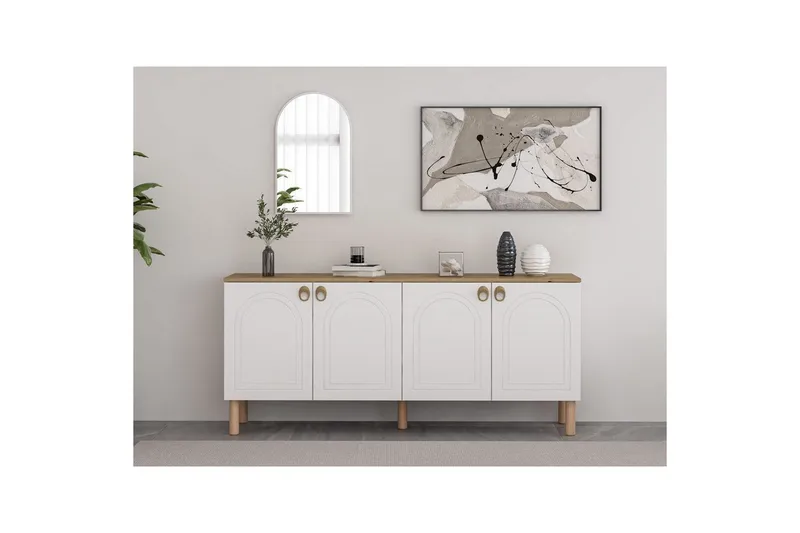 Bingdi Konsollbord 180 cm - Vit - Möbler - Vardagsrum - Soffbord & vardagsrumsbord - Avlastningsbord & konsolbord