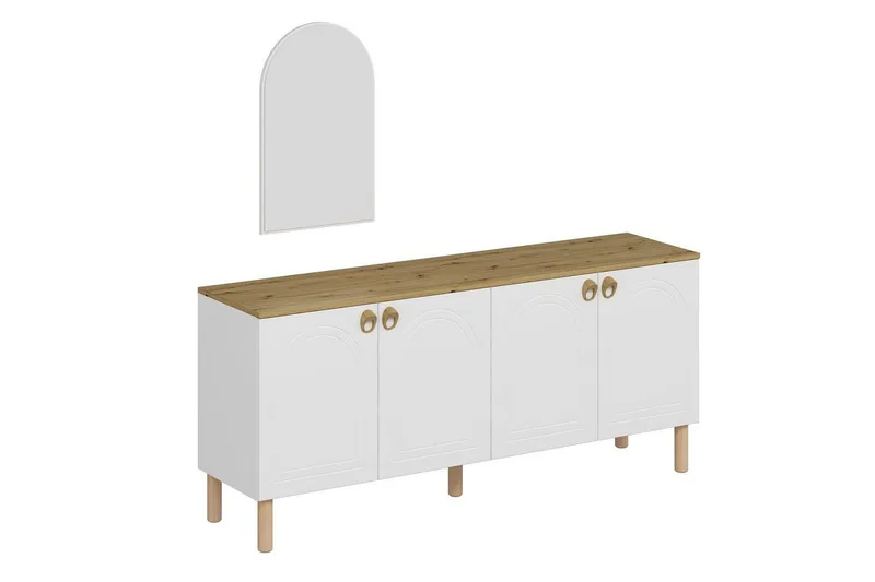 Bingdi Konsollbord 180 cm, Vit