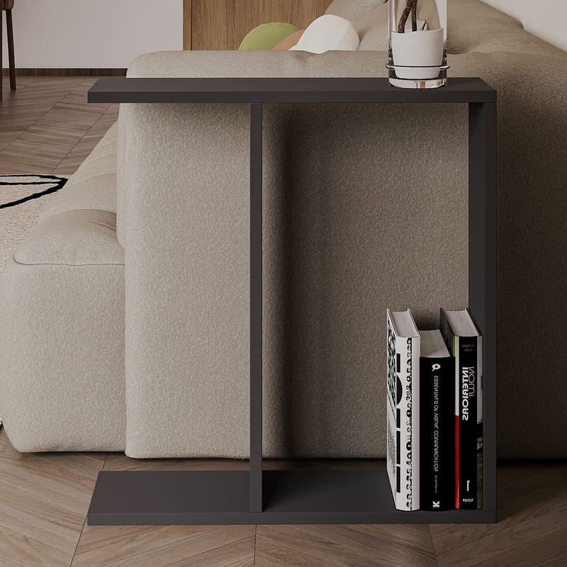 Bingdi Sidobord 60x60x60 cm - Antracit - Möbler - Vardagsrum - Soffbord & vardagsrumsbord - Brickbord