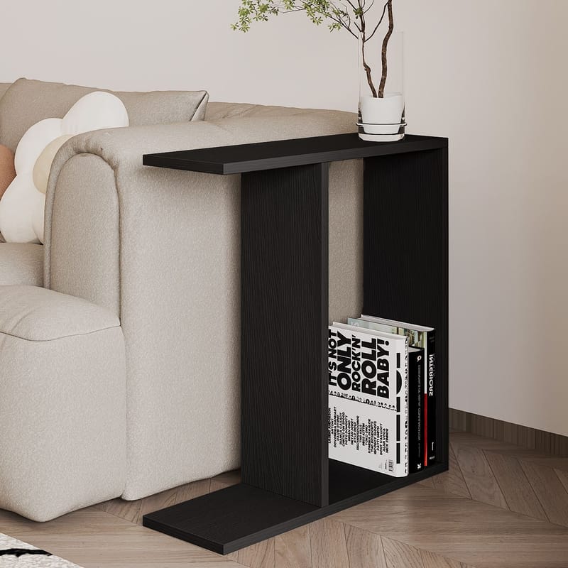 Bingdi Sidobord 60x60x60 cm - Svart - Möbler - Vardagsrum - Soffbord & vardagsrumsbord - Brickbord