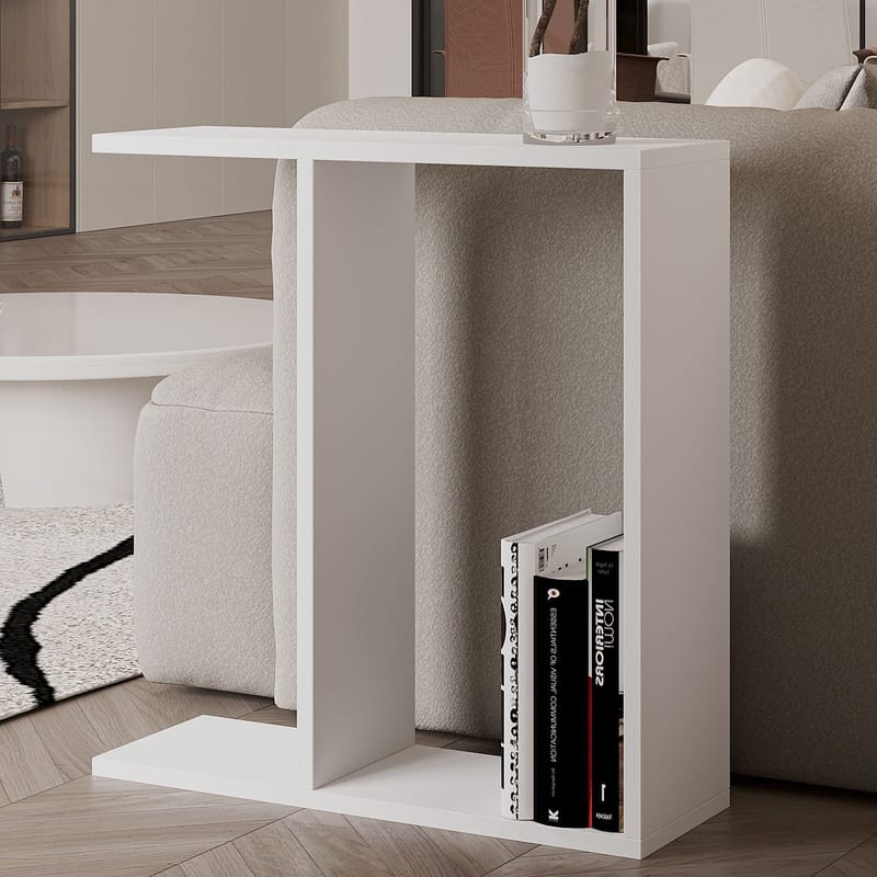 Bingdi Sidobord 60x60x60 cm - Vit - Möbler - Vardagsrum - Soffbord & vardagsrumsbord - Brickbord