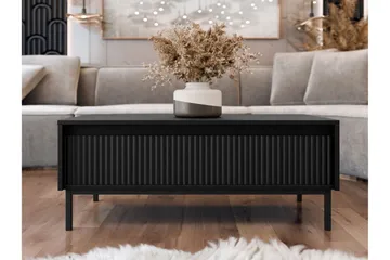 Bjurholm Rektangulärt Soffbord 100 cm med Lådor i Trä - Svart - Möbler - Vardagsrum - Soffbord & vardagsrumsbord - Soffbord