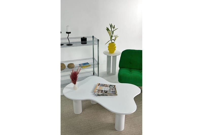 Bloomis Soffbord 110 cm - Vit - Möbler - Vardagsrum - Soffbord & vardagsrumsbord - Soffbord