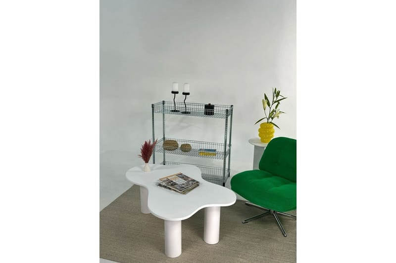 Bloomis Soffbord 110 cm - Vit - Möbler - Vardagsrum - Soffbord & vardagsrumsbord - Soffbord