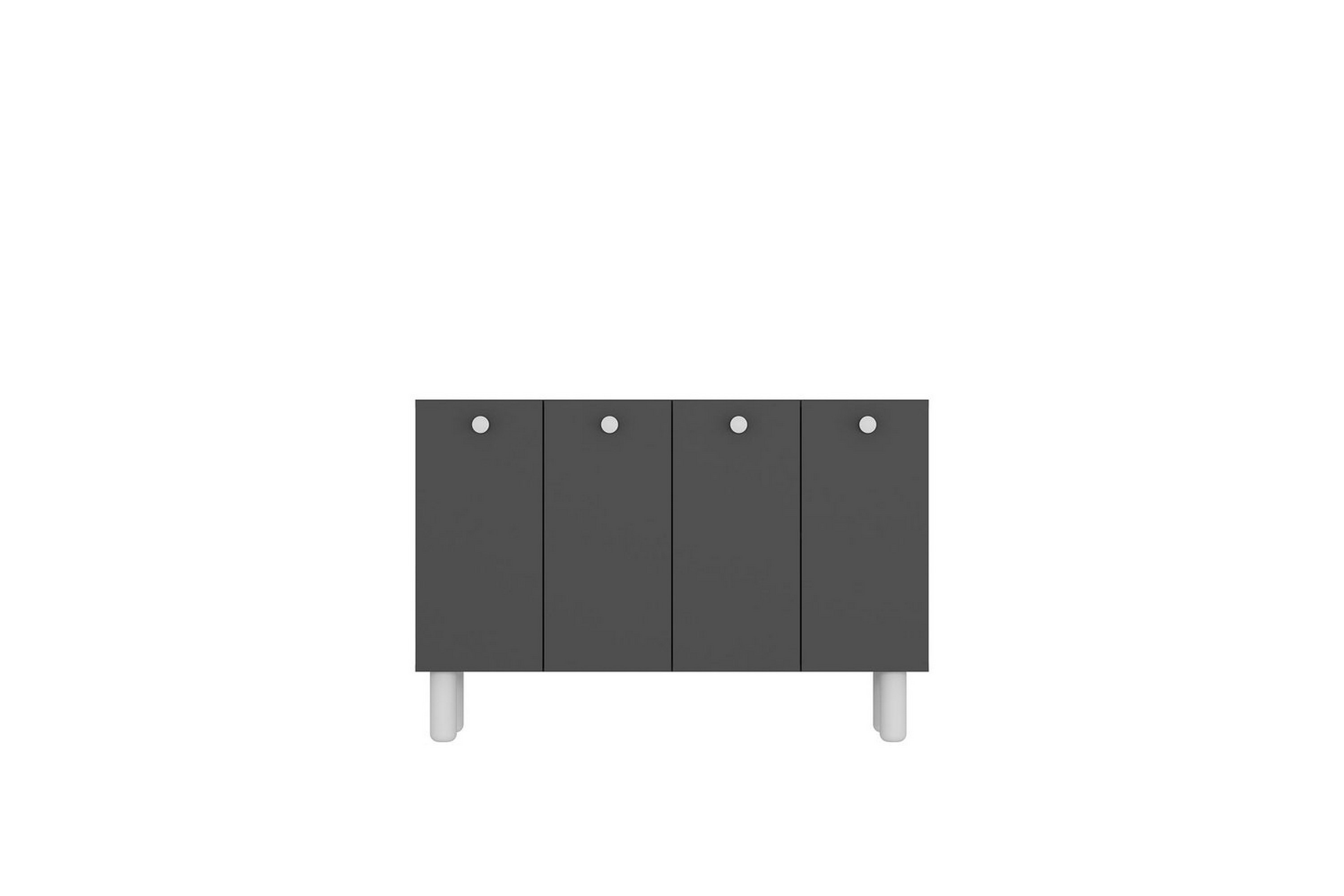 bohem konsollbord 120 cm - antracit/vit