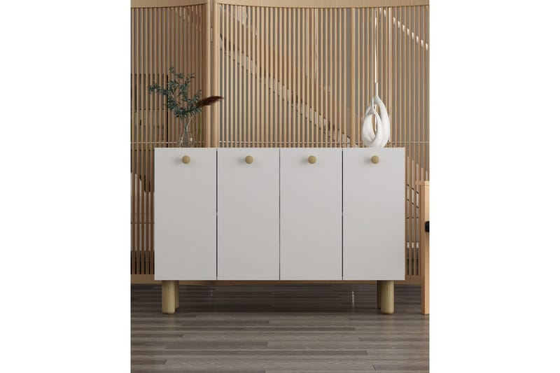 Bohem Konsollbord 120 cm - Vit/Brun - Möbler - Vardagsrum - Soffbord & vardagsrumsbord - Avlastningsbord & konsolbord