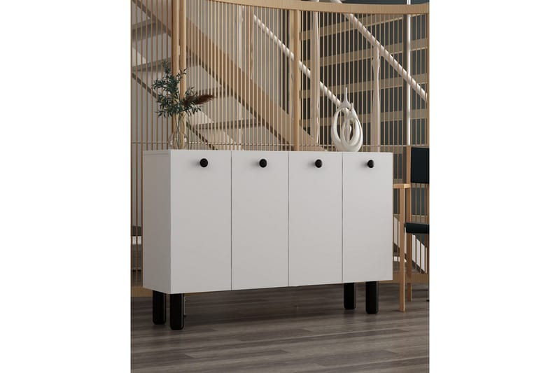 Bohem Konsollbord 120 cm - Vit/Svart - Möbler - Vardagsrum - Soffbord & vardagsrumsbord - Avlastningsbord & konsolbord