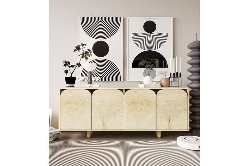 Bohem Konsollbord 180x180 cm - Brun - Möbler - Vardagsrum - Soffbord & vardagsrumsbord - Avlastningsbord & konsolbord