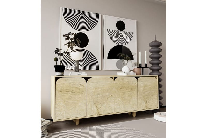 Bohem Konsollbord 180x180 cm - Brun - Möbler - Vardagsrum - Soffbord & vardagsrumsbord - Avlastningsbord & konsolbord