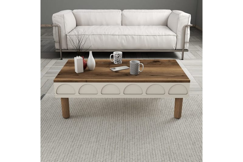 Bohem Soffbord 180 cm - Cremevit - Möbler - Vardagsrum - Soffbord & vardagsrumsbord - Soffbord