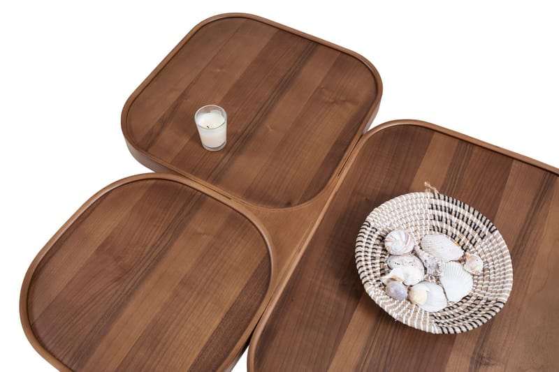 Bojana Soffbord 102x44x92 cm - Valnöt - Möbler - Vardagsrum - Soffbord & vardagsrumsbord - Soffbord