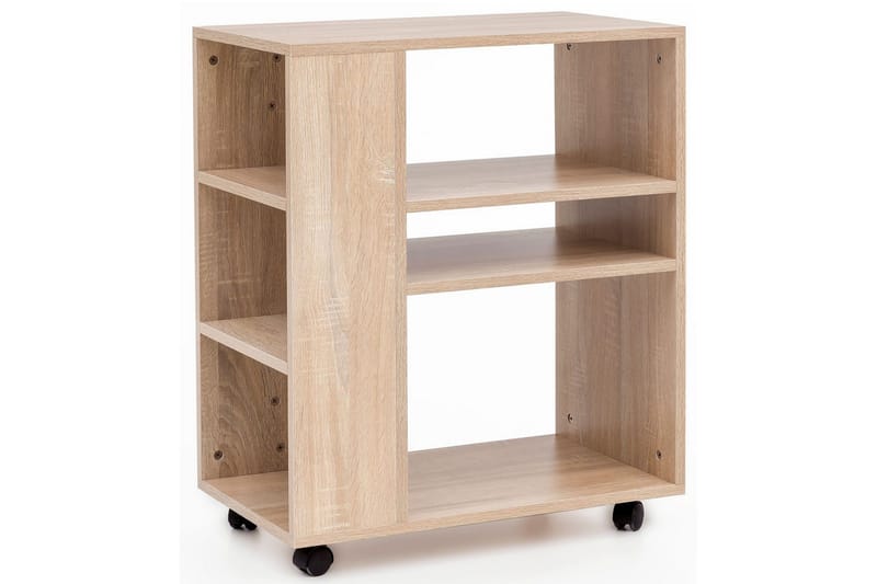 Bokhylla Wohnling mobil, modern och enkel med olika förvaringsfack Sonoma - Sonoma - Möbler - Vardagsrum - Soffbord & vardagsrumsbord - Avlastningsbord & konsolbord