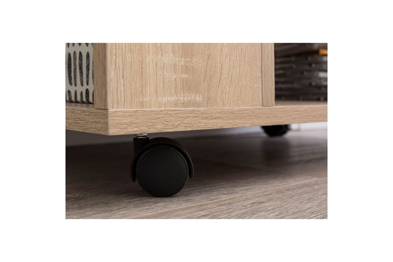 Bokhylla Wohnling mobil, modern och enkel med olika förvaringsfack Sonoma - Sonoma - Möbler - Vardagsrum - Soffbord & vardagsrumsbord - Avlastningsbord & konsolbord