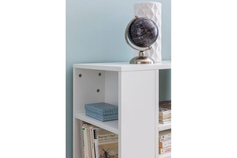 Bokhylla Wohnling mobil, modern och enkel med olika förvaringsfack Vit - Vit - Förvaring - Hyllor - Hyllplan & hyllkonsoler