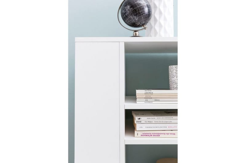 Bokhylla Wohnling mobil, modern och enkel med olika förvaringsfack Vit - Vit - Förvaring - Hyllor - Hyllplan & hyllkonsoler