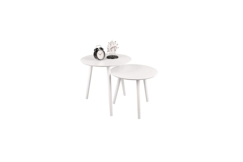Bordset Mirrors & More Vilana Vit - Vit - Möbler - Vardagsrum - Soffbord & vardagsrumsbord - Soffbord