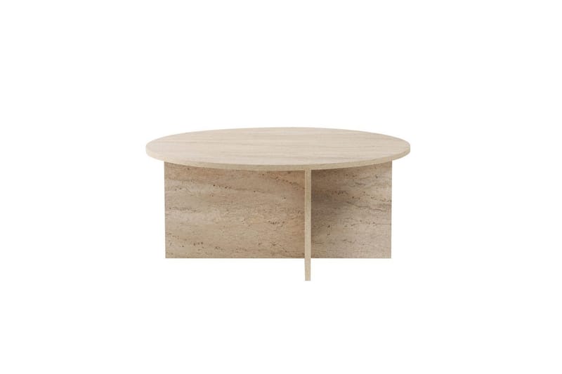 Boro Soffbord 90 cm - Beige - Möbler - Vardagsrum - Soffbord & vardagsrumsbord - Soffbord