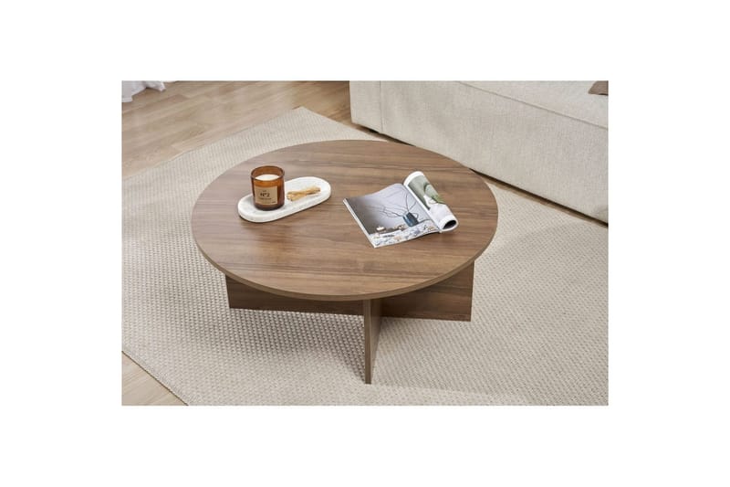 Boro Soffbord 90 cm - Brun - Möbler - Vardagsrum - Soffbord & vardagsrumsbord - Soffbord