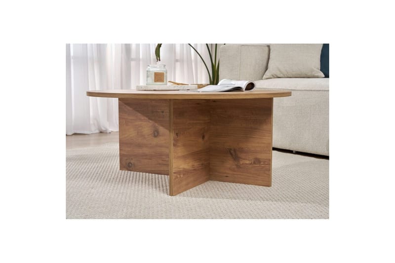 Boro Soffbord 90 cm - Natur - Möbler - Vardagsrum - Soffbord & vardagsrumsbord - Soffbord