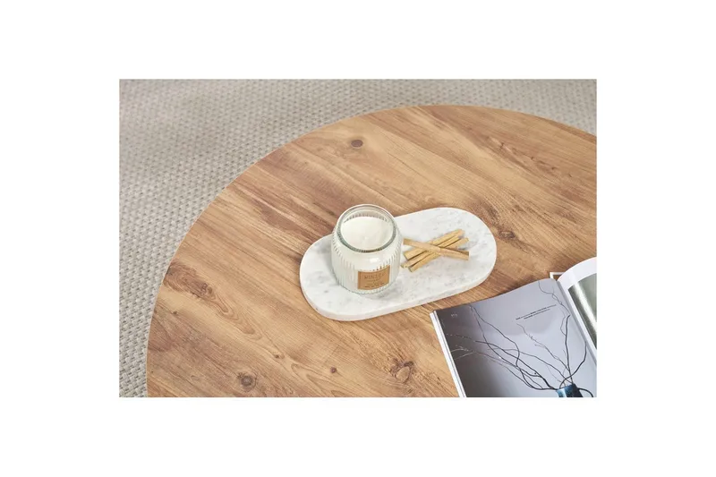 Boro Soffbord 90 cm - Natur - Möbler - Vardagsrum - Soffbord & vardagsrumsbord - Soffbord