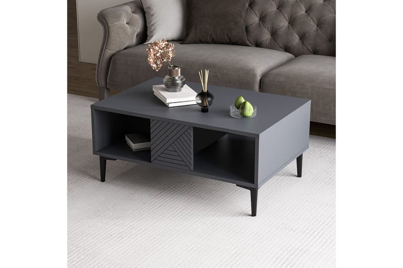 Botswana Soffbord 90 cm - Antracit - Möbler - Vardagsrum - Soffbord & vardagsrumsbord - Soffbord