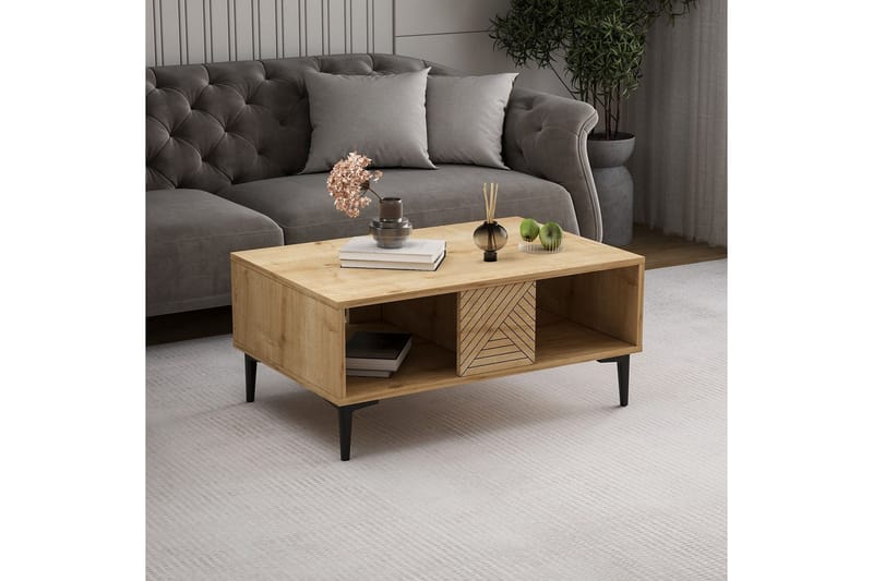 Botswana Soffbord 90 cm - Ek - Möbler - Vardagsrum - Soffbord & vardagsrumsbord - Soffbord