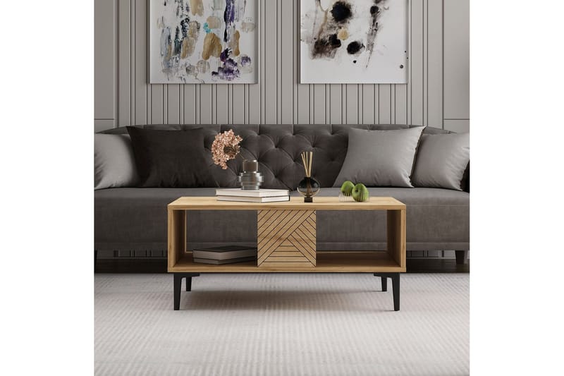 Botswana Soffbord 90 cm - Ek - Möbler - Vardagsrum - Soffbord & vardagsrumsbord - Soffbord