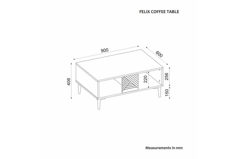 Botswana Soffbord 90 cm - Ek - Möbler - Vardagsrum - Soffbord & vardagsrumsbord - Soffbord