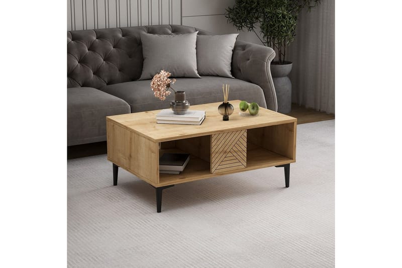 Botswana Soffbord 90 cm - Ek - Möbler - Vardagsrum - Soffbord & vardagsrumsbord - Soffbord