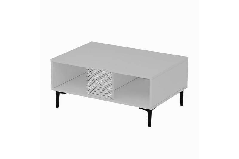 Botswana Soffbord 90 cm - Vit - Möbler - Vardagsrum - Soffbord & vardagsrumsbord - Soffbord