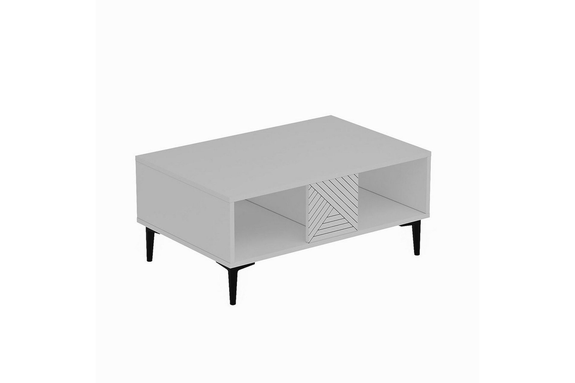 Botswana Soffbord 90 cm - Vit