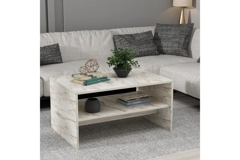 Bozdogan Soffbord 90 cm, Vit