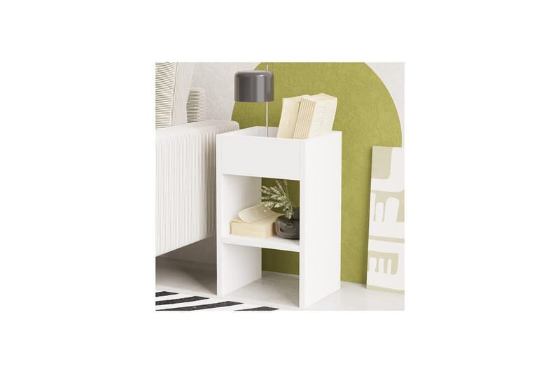 Brendale Sidobord 30 cm - Vit - Möbler - Vardagsrum - Soffbord & vardagsrumsbord - Brickbord