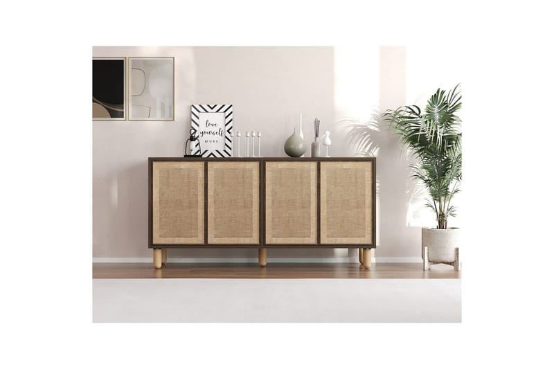 Breya Konsollbord 150 cm - Valnöt - Möbler - Vardagsrum - Soffbord & vardagsrumsbord - Avlastningsbord & konsolbord