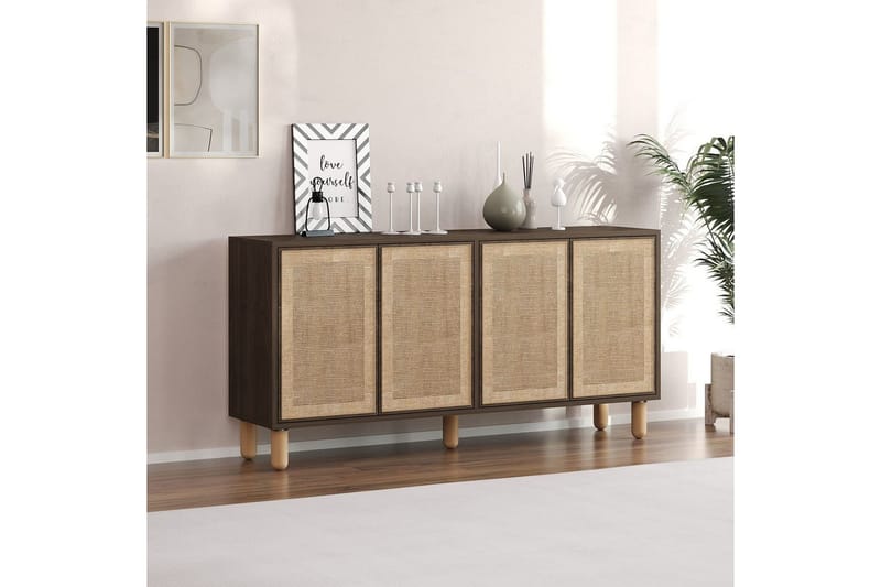 Breya Konsollbord 150 cm - Valnöt - Möbler - Vardagsrum - Soffbord & vardagsrumsbord - Avlastningsbord & konsolbord