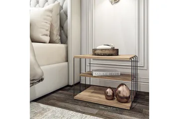 Ljusfors Sidobord 50 cm - Natur/Svart - Möbler - Vardagsrum - Soffbord & vardagsrumsbord - Brickbord