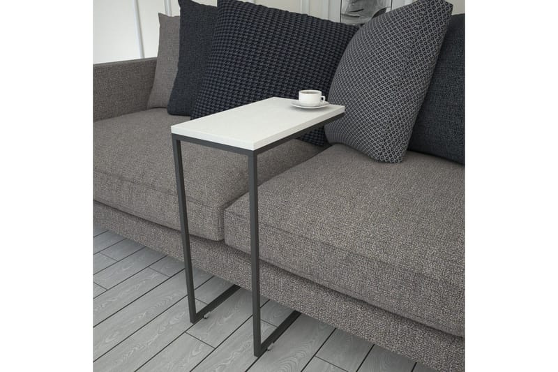 Maddeson Sidobord 46 cm - Vit - Möbler - Vardagsrum - Soffbord & vardagsrumsbord - Brickbord