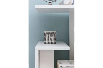 Melindy Sidobord 35 cm - Vit - Möbler - Vardagsrum - Soffbord & vardagsrumsbord - Brickbord